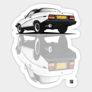 Geo3Doodles Triumph TR7 (reflect) Doodle Sticker